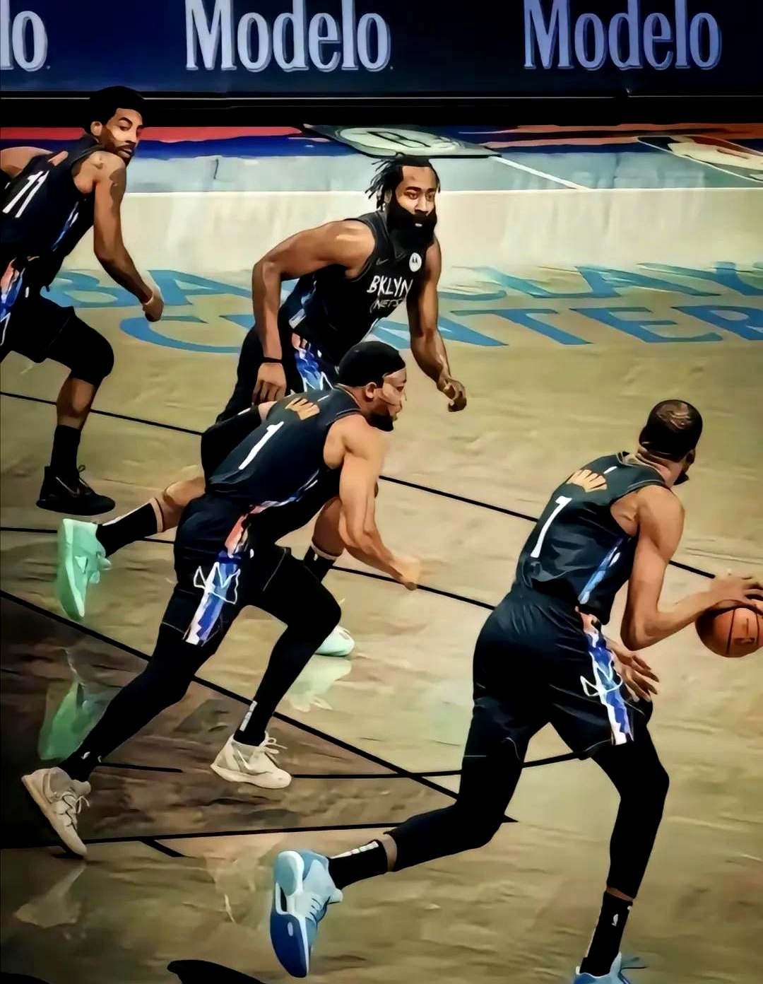 篮网对战爵士，两支实力豪强争夺胜利